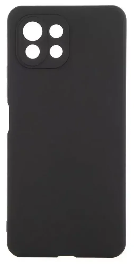 Накладка Xiaomi Мi 11 lite силикон матовый Black Zibelino
