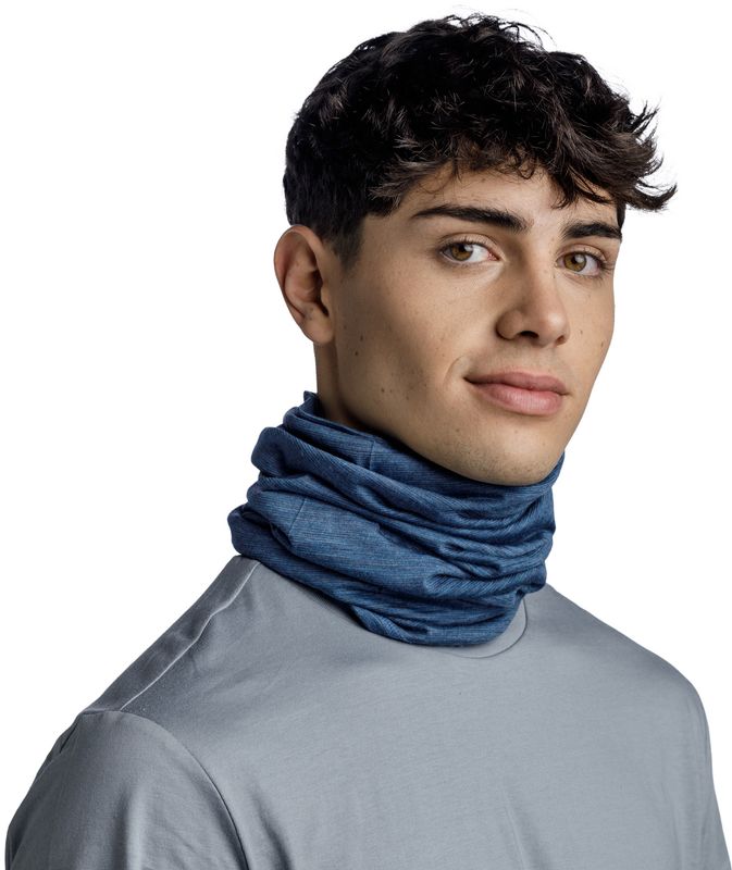 Шерстяной шарф-труба Buff Merino Lightweight Multistripes Tempest Фото 3