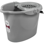 Ведро c отжимом «Ориджинал», серебряный, 12л