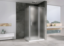 Душевой уголок Abber Sonnenstrand 120x80 AG04120MS-S80M профиль Хром стекло матовое