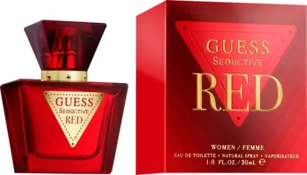 Сeductive Red Eau de Toilette Guess с красочным дизайном и свежим ароматом 30 ml
