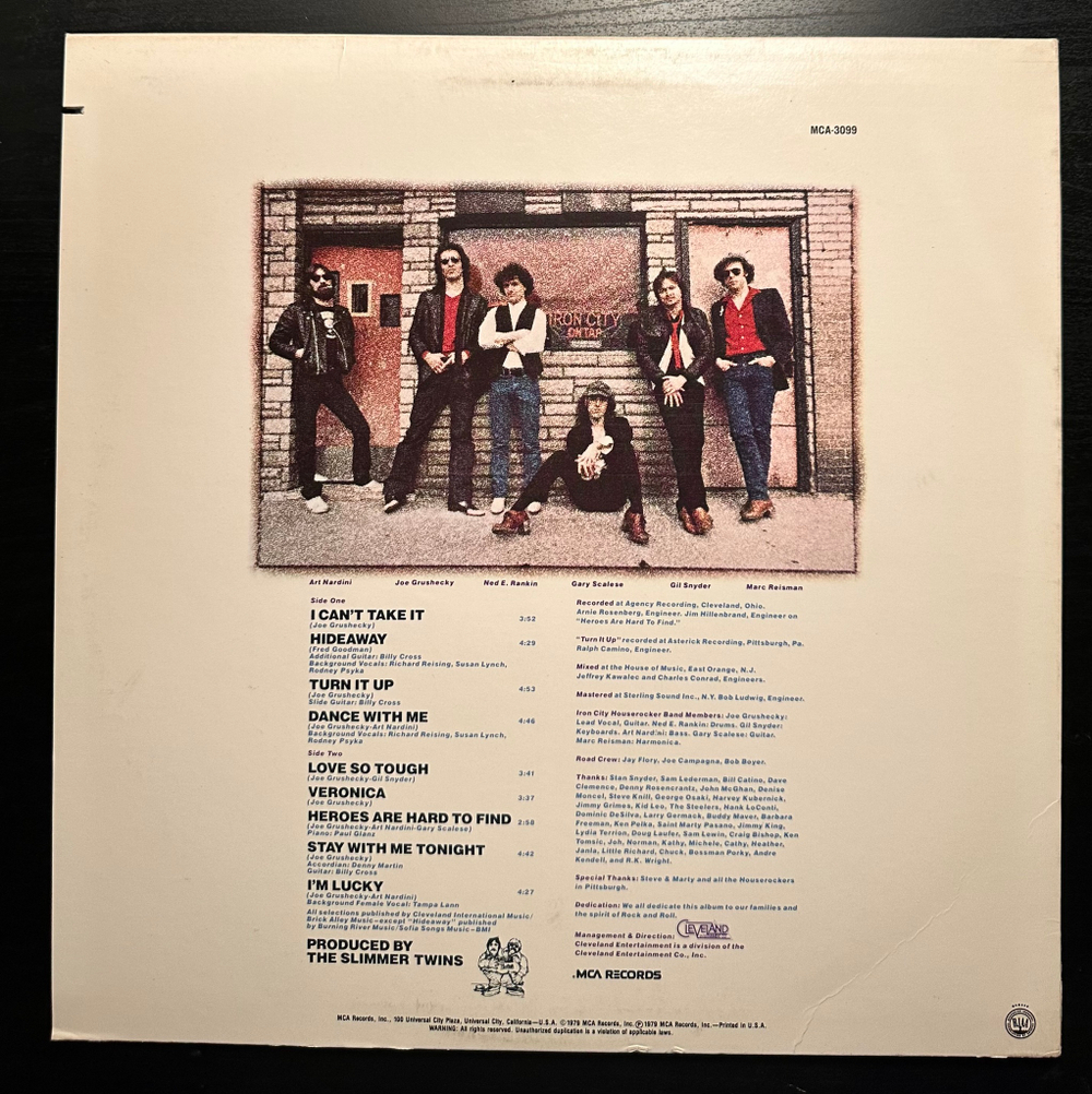 Iron City Houserockers - Love's So Tough (США 1979г.)