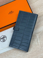 Кошелек Hermes из кожи крокодила