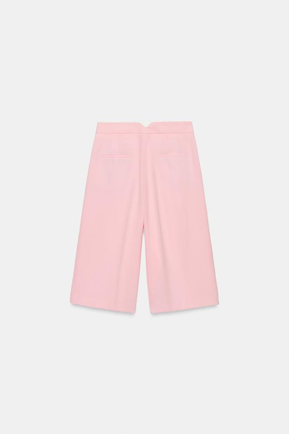 ZARA БЕРМУДЫ С ЗАЩИПАМИ И ЗАПАХОМ, РОЗОВЫЙ
