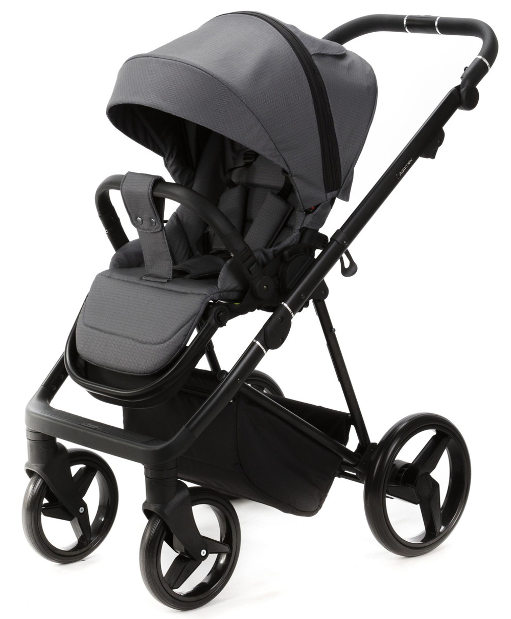 Детская коляска Adamex Quantum 3 в 1 Q-TK57 TIP (Т.СЕРЫЙ)