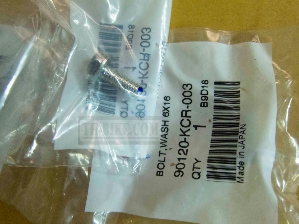 90120-KCR-003. BOLT-WASHER, 6X16