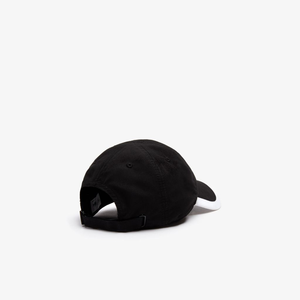 Теннисная кепка Lacoste Sport Contrast Border Lightweight Cap - черный