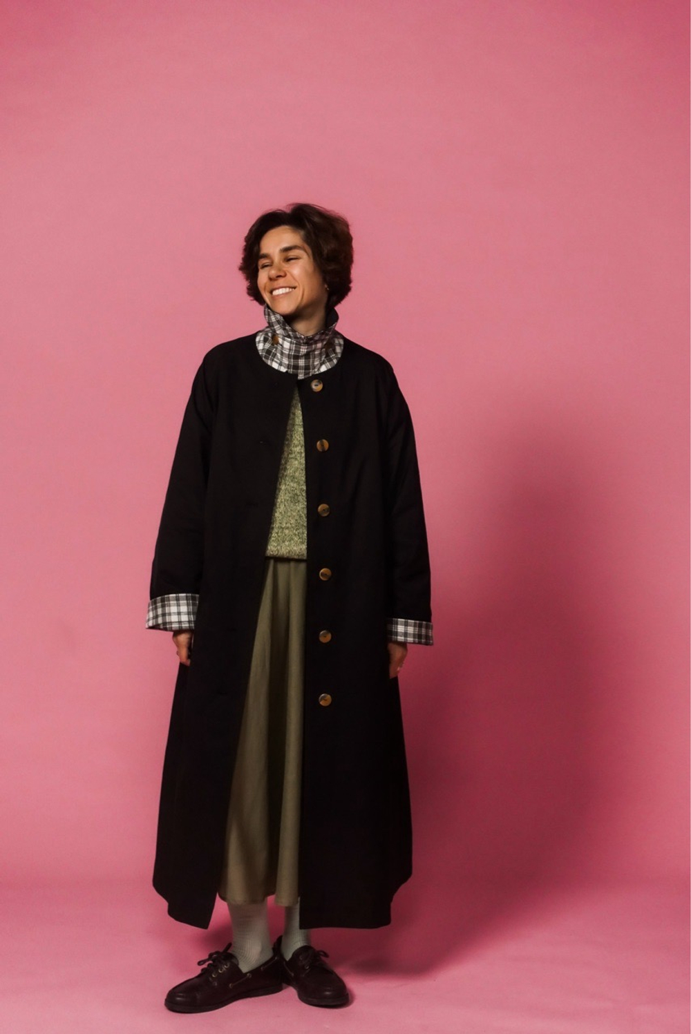 Плащ "Зое" Черный