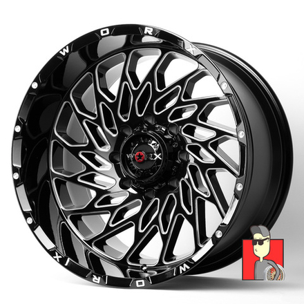 Комплект дисков WORX 22x12 et-44 8x180
