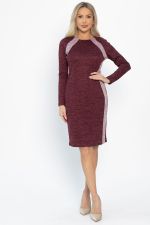 Платье трикотажное Елея (бордовое) П14589-10М LT Collection