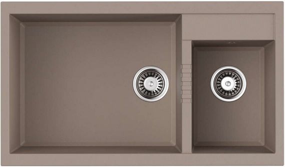 Кухонная мойка OMOIKIRI TEDORI 86-2-LB-SA (арт. 4993934)