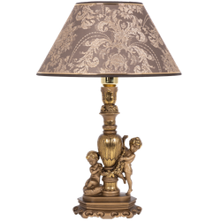 Настольная лампа Путти Бронза Голдбраун