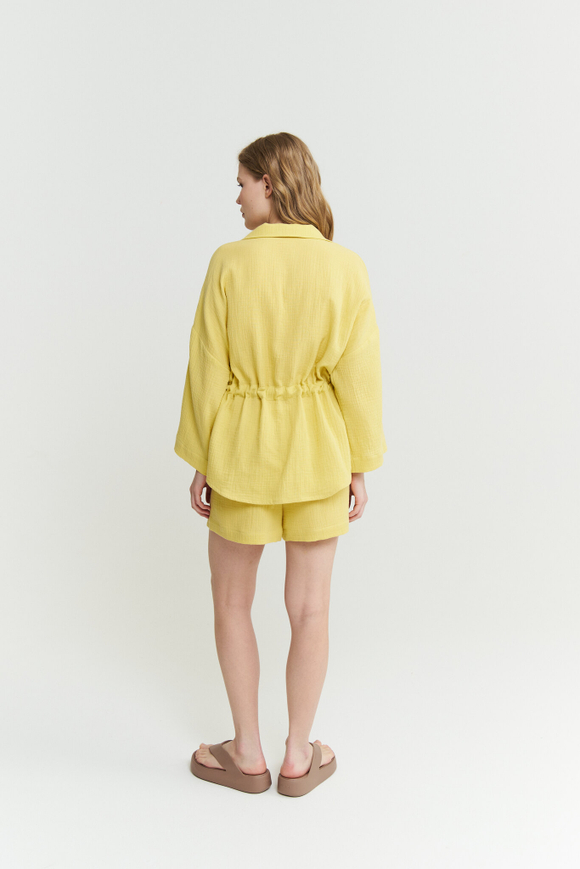 Муслиновые шорты грушевые