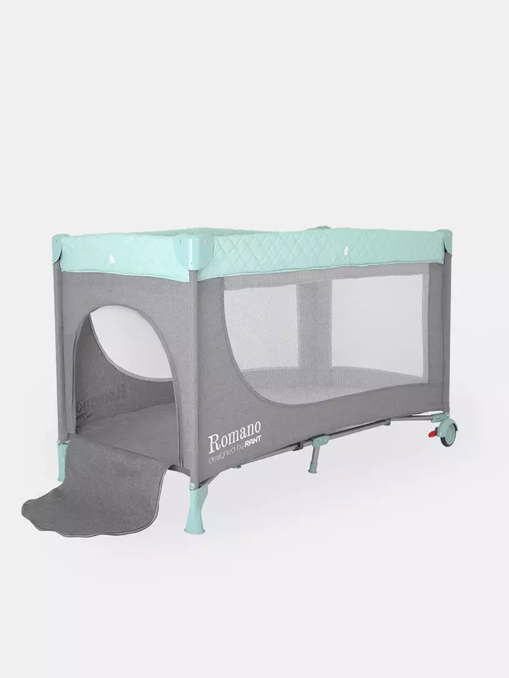 Манеж детский RANT "ROMANO" арт.RP100 grey+green