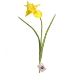 Цветок искусственный «Natur» 60см Ирис желтый