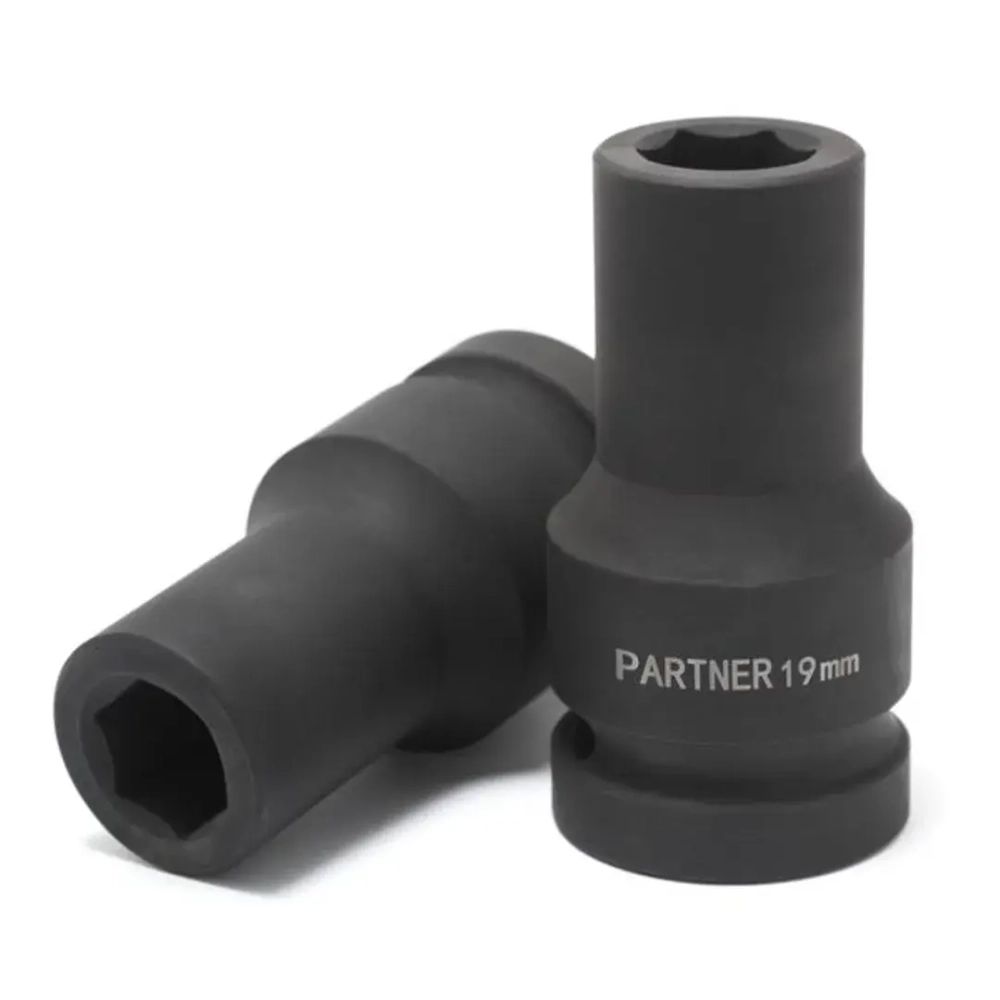Головка ударная глубокая, 17мм (6гр) 1'' Partner PA-48510017