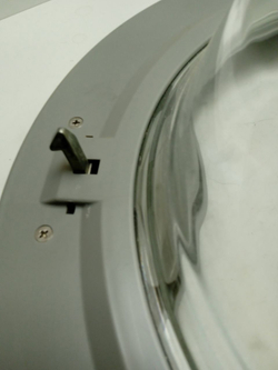 M1092QD1 кт10 Люк стиральной машины LG (серый) ADC72912402 б/у