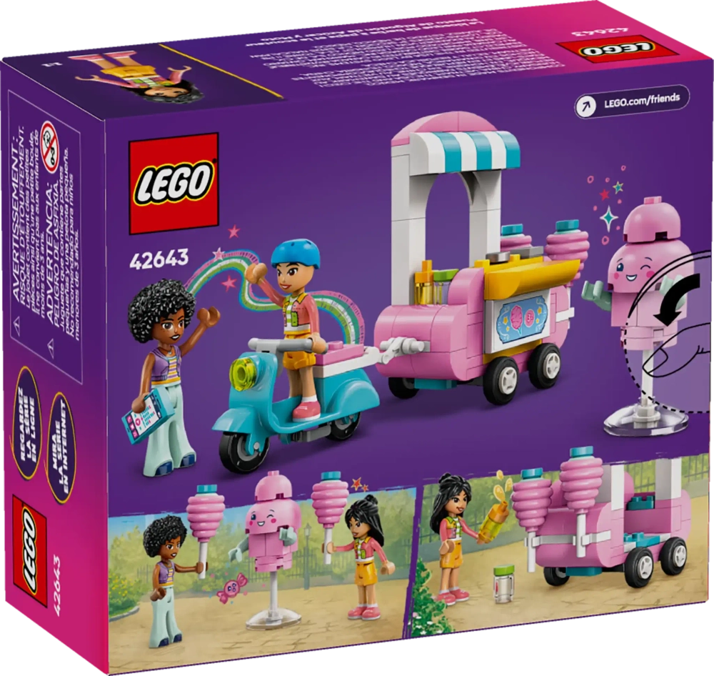 Конструктор LEGO Friends 42643 Подставка для сладкой ваты и скутер