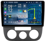 Магнитола Volkswagen Jetta 5 2005-2010 (кондиционер) - Teyes CC4-PRO монитор 10.36" 2K QLED на Android 13, Snapdragon 778G, AI, CarPlay, DSP, 4G SIM-слот