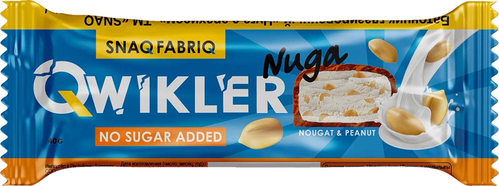 Батончик Snaq Fabriq нуга с арахисом без сахара 40г