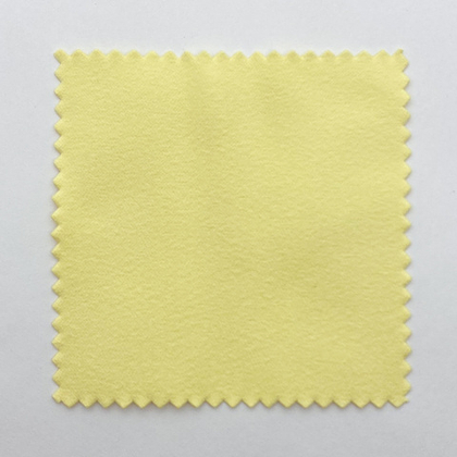 Тканевая салфетка для бижутерии, цвет желтый, размер 8*8 см, цена за набор 5 шт