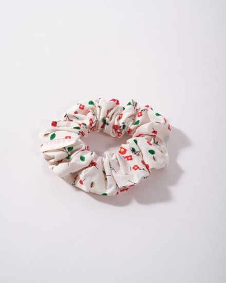 Аксессуары для тенниса Скранч ADELE Красные цветочки .