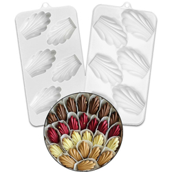 Форма силиконовая для пирожных «Мадлен» 6 ячеек