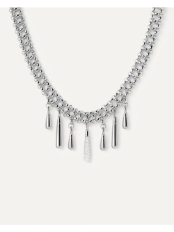 Колье Jelly Choker Серебро 925 пробы покрытое родием