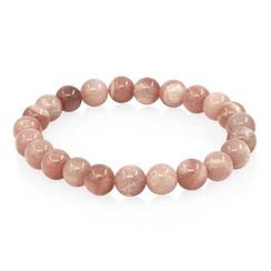 Браслет из натурального камня гелиолита 8 мм