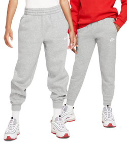 Штаны для девочки теннисные Nike Kids Club Fleece Jogger - dark grey heather/base grey/white