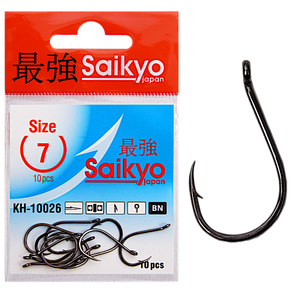 Крючок Saikyo KH-10026 Chinu Ring BN -