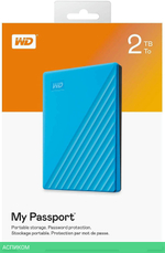 Внешний накопитель WD Original голубой (WDBYVG0020BBL-WESN)
