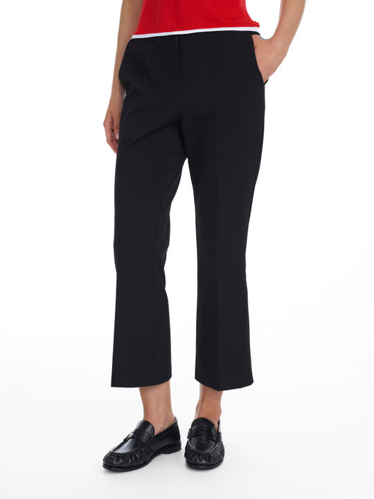 Брюки укороченные черные