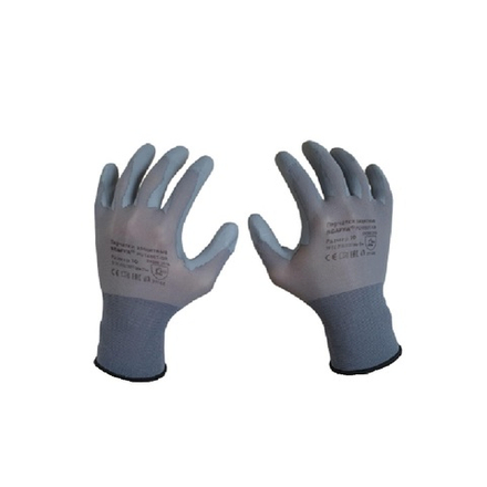Перчатки нейлоновые PU1850T-GR р8