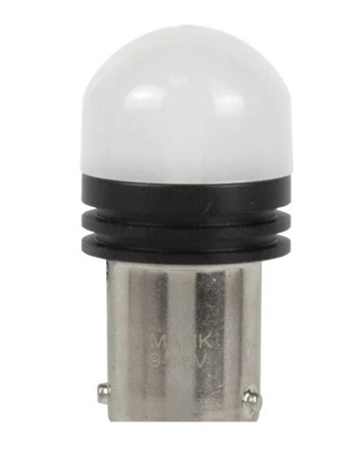 Лампа светодиодная 12V T25 BAU15s белый смещенный цоколь 6SMD 2 шт блистер Маяк ORANGE