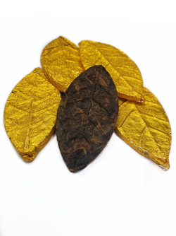 59206 Чай прессованный черный Пуэр Шу  "Сэнчжун, Золотой Лист" (1 шт 7-8гр.)