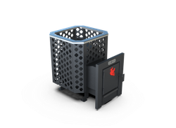 Банная печь Душа- 15 Сетка Перфорация 8мм