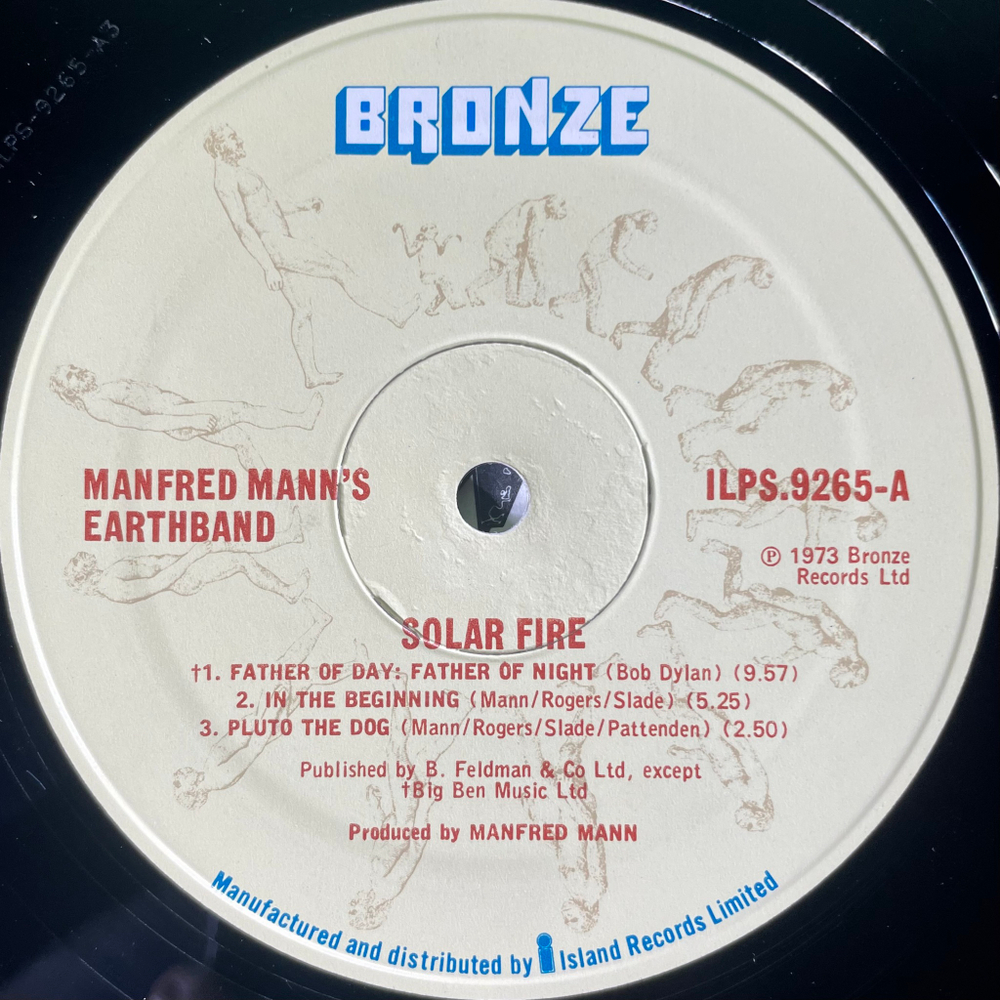 Manfred Mann's Earth Band ‎– Solar Fire (Англия 1974г.)