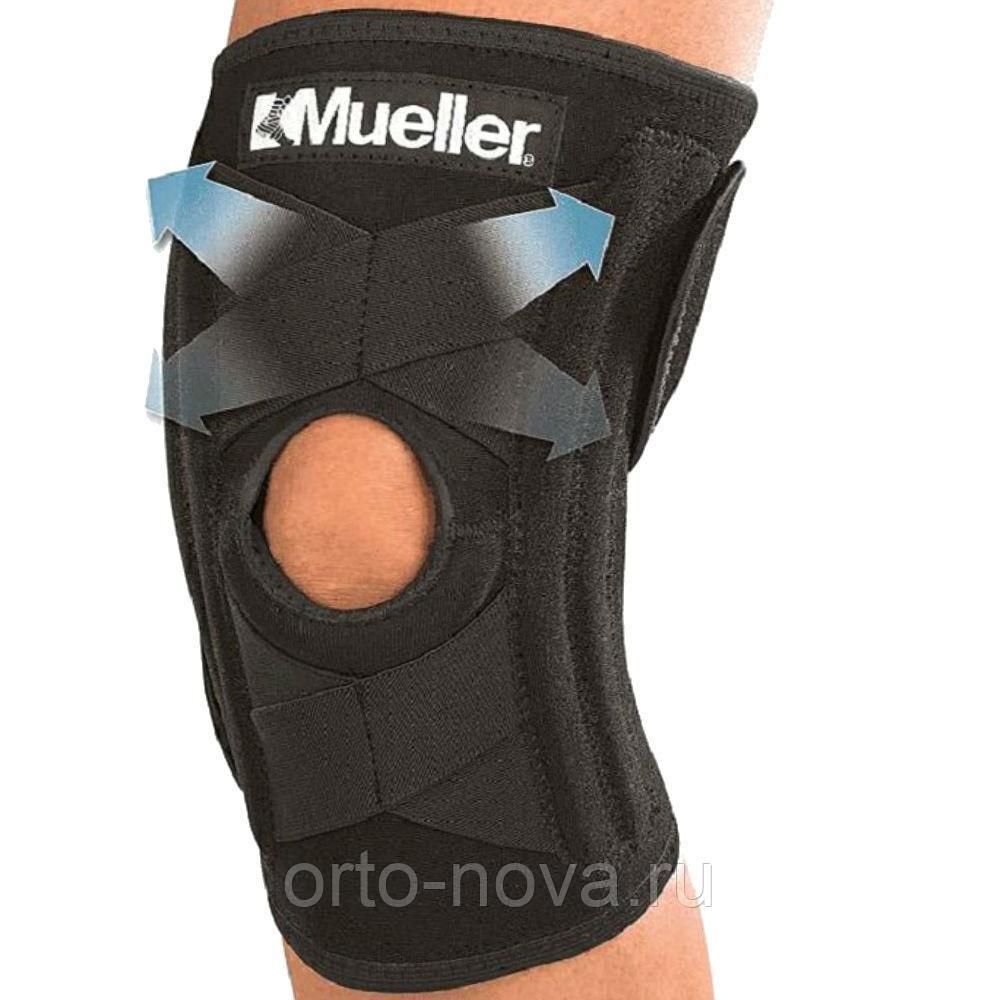 56427 Саморегулируемый фиксатор колена MUELLER SELF ADJUSTABLE KNEE STABILIZER OSFM