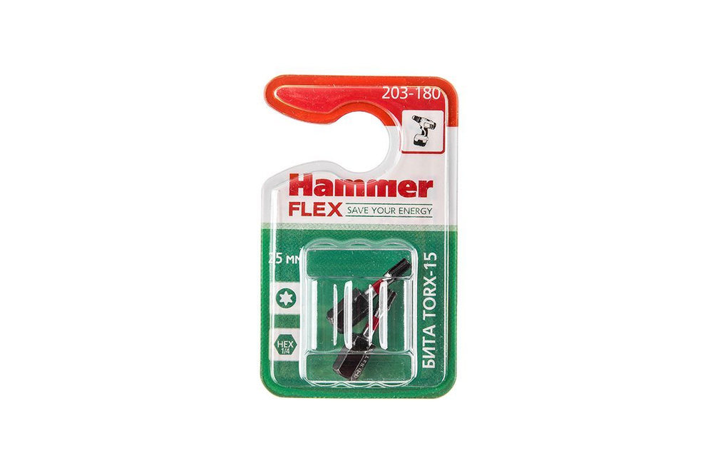 Бита Hammer  TORX-15  25мм,