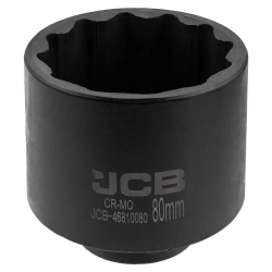 Головка ударная глубокая 3/4'', 80мм (12гр.) JCB JCB-46810080