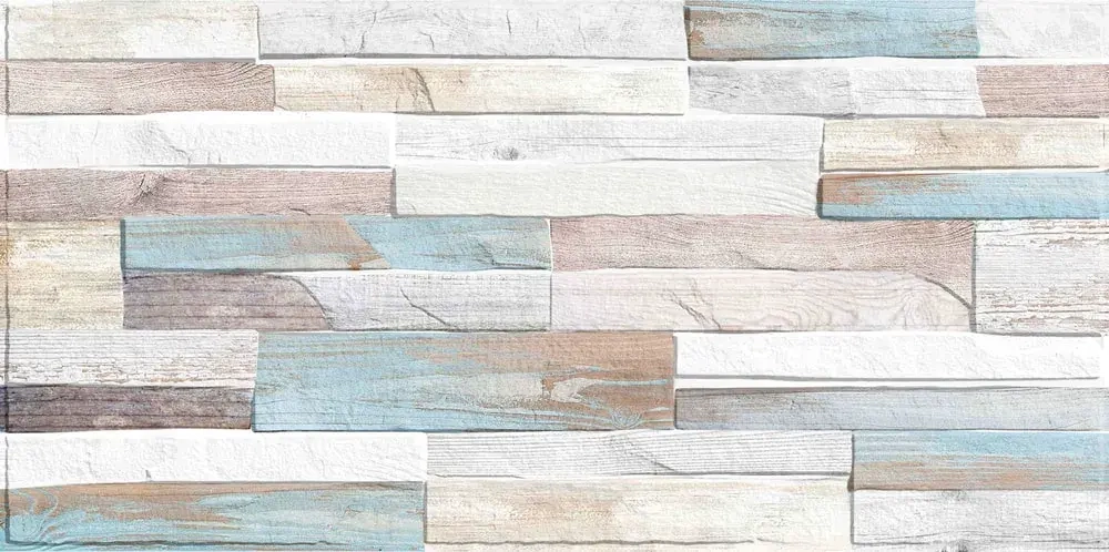 Настенная плитка ALMA Ceramica TWU09MTN604 Mattone 50x24.9 микс глянцевая под дерево