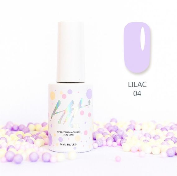 Гель-лак ТМ &quot;HIT gel&quot; №04 Lilac, 9 мл