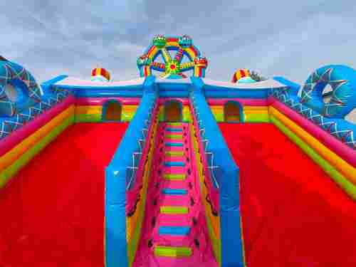 Коммерческий надувной батут «Парк развлечений 2» 12*8*7 м