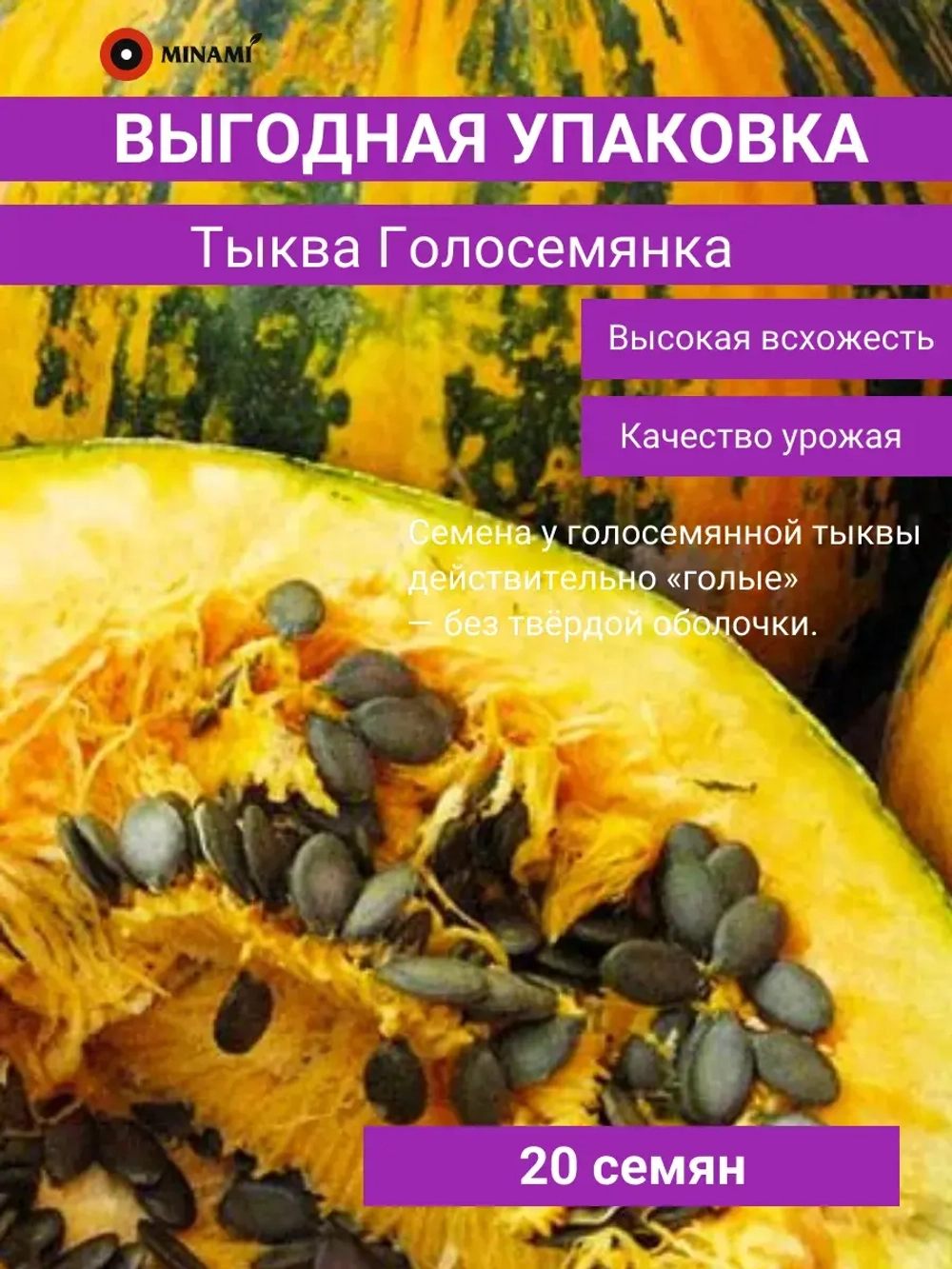 Тыква Голосемянка семена 20шт