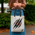 Сумка шоппер с принтом Stray Kids