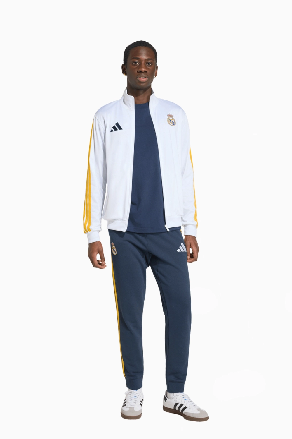 Кофта adidas Real Madrid 26/27 DNA Track - белый