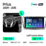 Teyes SPRO Plus 9" для Toyota Prius 30 2009-2015
