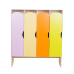 Шкаф детский для одежды "Краски" 4 секции