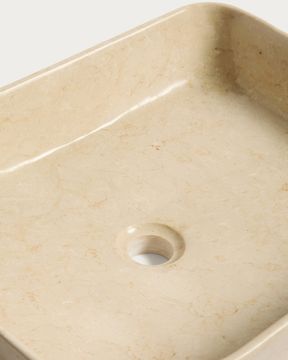 Раковина Darnen из бежевого мрамора 55 x 35 см